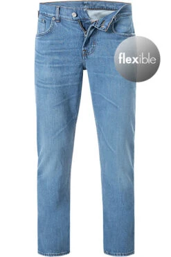 7 For All Mankind Jeans Slimmy, Mikrofaser, Hellblau