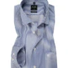 OLYMP Hemd, Modern Fit, Twill, Marineblau Gestreift -Maenner Mode Haus  352267 norm