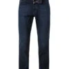 Bugatti Jeans, Regular Fit, Baumwoll-Stretch, Nachtblau -Maenner Mode Haus  353005 norm