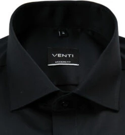 Venti Hemd, Modern Fit, Baumwolle, Schwarz 7 Venti Hemd, Modern Fit, Baumwolle, Schwarz -Maenner Mode Haus 353514 norm2