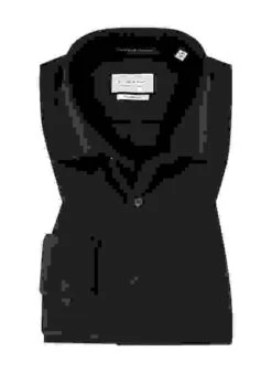Eterna Hemd, Modern Fit, Twill Blickdicht, Schwarz -Maenner Mode Haus  354161 norm 1
