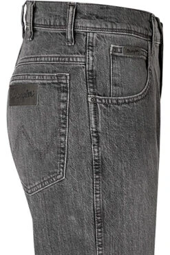 Wrangler Jeans Texas, Straight Fit, Baumwoll-Stretch, Grau -Maenner Mode Haus  354333 norm3