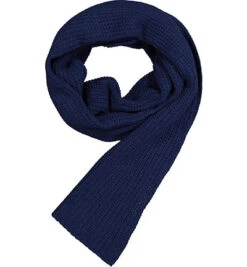Schal, Reines Kaschmir, Navy