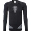 UYN Longsleeve, Mikrofaser-Kaschmir, Schwarz-silber -Maenner Mode Haus  358271 norm