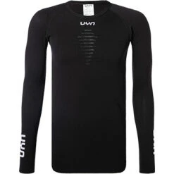 UYN Longsleeve, Bio-Mikrofaser, Schwarz