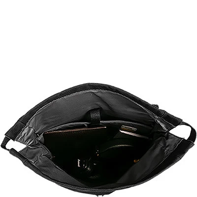 Camel Active Messengerbag, Baumwolle, Schwarz 6 Camel Active Messengerbag, Baumwolle, Schwarz – Bild 4