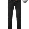 Jeans Michelangelo, Regular Fit, Baumwoll-Super Stretch 1 Mese, Schwarz -Maenner Mode Haus  359857 norm