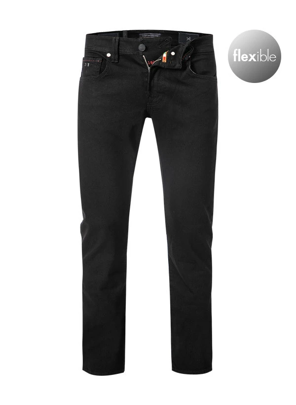 Jeans Michelangelo, Regular Fit, Baumwoll-Super Stretch 1 Mese, Schwarz 3 Jeans Michelangelo, Regular Fit, Baumwoll-Super Stretch 1 Mese, Schwarz