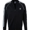Adidas Originals Trainingsjacke, Mikrofaser, Schwarz -Maenner Mode Haus  360066 norm
