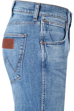 Wrangler Jeans Greensboro, Regular Straight, Baumwoll-Stretch 14,5oz, Blau -Maenner Mode Haus  361094 norm3