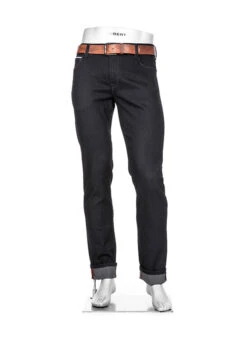 Jeans Bike, Regular Fit, Baumwoll-Stretch Wasserabweisend 10oz, Nachtblau