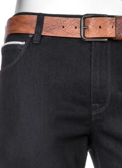 Jeans Bike, Regular Fit, Baumwoll-Stretch Wasserabweisend 10oz, Nachtblau -Maenner Mode Haus  361199 norm4