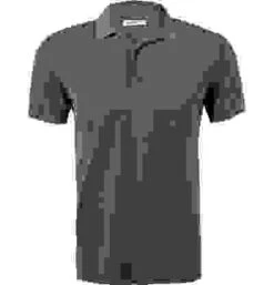 Polo-Shirt, Baumwoll-Strick, Grau -Maenner Mode Haus  362226 norm 1