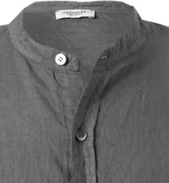 Hemd, Reines Leinen, Grau -Maenner Mode Haus  362244 norm2