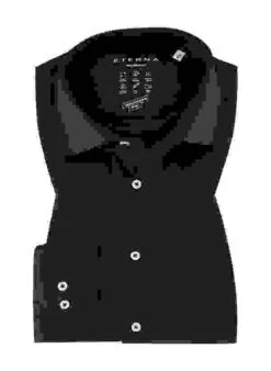 Eterna Hemd, Modern Fit, Mikrofaser Atmungsaktiv, Dunkelblau -Maenner Mode Haus  365634 norm 1