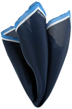 Lanvin Einstecktuch, Seide, Navy