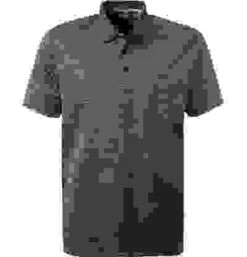 RAGMAN Polo-Shirt, Baumwoll-Jersey, Blaugrau-braungrün Meliert -Maenner Mode Haus  369347 norm 1