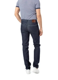 Jeans Parker, Regular Fit, Baumwolle-T400®, Indigo -Maenner Mode Haus  370692 norm3