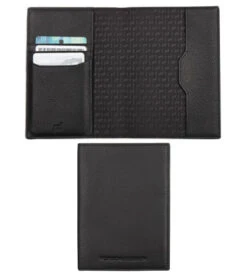 Porsche Design Reisepass-Etui, Leder, Schwarz