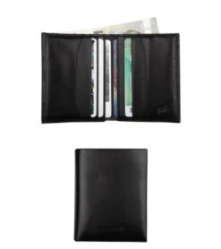 Porsche Design Karten-Scheinbörse, Leder, Schwarz