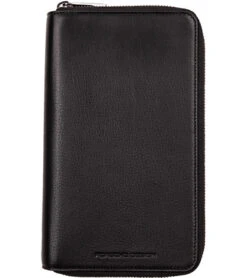 Porsche Design Multifunktionsbörse, Leder, Schwarz