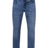 7 For All Mankind Jeans Slimmy, Baumwoll-Stretch, Mittelblau
