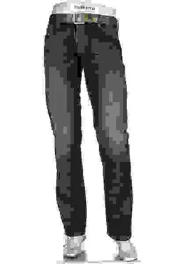 Alberto Jeans Pipe, Regular Fit, Baumwoll-Stretch 11oz, Dunkelblau -Maenner Mode Haus  371206 norm 1
