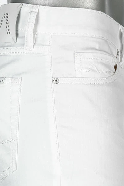 Alberto Jeans, Regular Fit, Baumwolle T400® 8oz, Weiß 4 Alberto Jeans, Regular Fit, Baumwolle T400® 8oz, Weiß – Bild 2