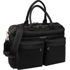 Bogner Aktentasche, Nylon, Schwarz