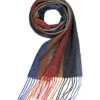Schal, Reines Kaschmir, Multicolor Gestreift -Maenner Mode Haus  373236 norm