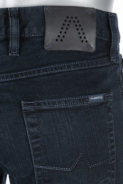 Alberto Jeans, Regular Fit, Baumwolle T400® 10oz, Indigo 8 Alberto Jeans, Regular Fit, Baumwolle T400® 10oz, Indigo – Bild 6