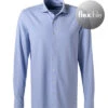 OLYMP Hemd, Modern Fit, Jersey Geruchshemmend, Extra Langer Arm, Bleu Meliert -Maenner Mode Haus  373735 norm