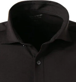 OLYMP Hemd, Body Fit, Jersey Geruchshemmend, Extra Langer Arm, Schwarz -Maenner Mode Haus  373811 norm2
