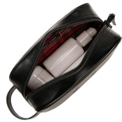 Fred Perry Kulturtasche, Leder, Schwarz -Maenner Mode Haus  374123 norm3