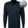 OLYMP Hemd, Modern Fit, Jersey Geruchshemmend, Extra Langer Arm, Marineblau Gemustert -Maenner Mode Haus  374462 norm