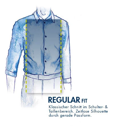 OLYMP Hemd, Modern Fit, Jersey Geruchshemmend, Extra Langer Arm, Marineblau Gemustert 5 OLYMP Hemd, Modern Fit, Jersey Geruchshemmend, Extra Langer Arm, Marineblau Gemustert – Bild 3