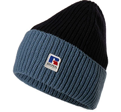 Boss Mütze, Russell Athletic Kollektion, Schurwolle, Blau 3 Boss Mütze, Russell Athletic Kollektion, Schurwolle, Blau