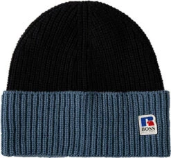 Boss Mütze, Russell Athletic Kollektion, Schurwolle, Blau 8 Boss Mütze, Russell Athletic Kollektion, Schurwolle, Blau -Maenner Mode Haus 375045 norm2