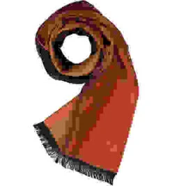 Missoni Schal, Wolle, Orange-schwarz Gestreift -Maenner Mode Haus  375169 norm 1