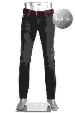 Alberto Jeans Pipe, Regular Fit, Baumwolle T400® 10oz, Indigo -Maenner Mode Haus  376121 norm 1