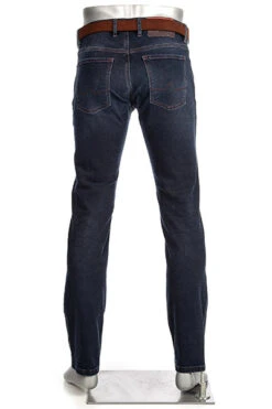 Alberto Jeans Pipe, Regular Fit, Baumwolle T400® 10oz, Indigo -Maenner Mode Haus  376121 norm3