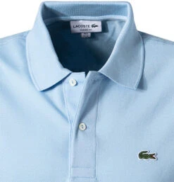 Lacoste Polo-Shirt L1212, Classic Fit, Baumwoll-Piqué, Hellblau 8 Lacoste Polo-Shirt L1212, Classic Fit, Baumwoll-Piqué, Hellblau -Maenner Mode Haus 376655 norm2