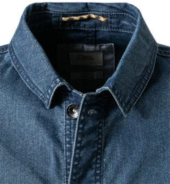Camel Active Overshirt, Regular Fit, Baumwolle, Indigo Meliert -Maenner Mode Haus  377848 norm2