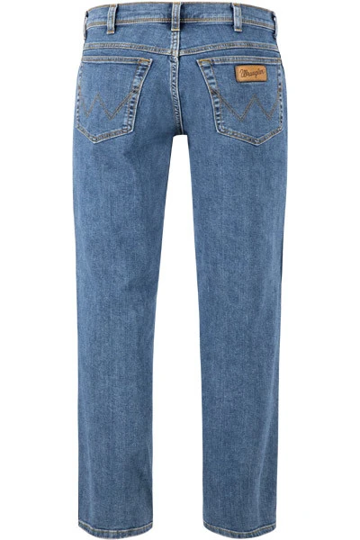 Wrangler Jeans Texas, Regular Fit, Baumwoll-Stretch, Mittelblau 4 Wrangler Jeans Texas, Regular Fit, Baumwoll-Stretch, Mittelblau – Bild 2