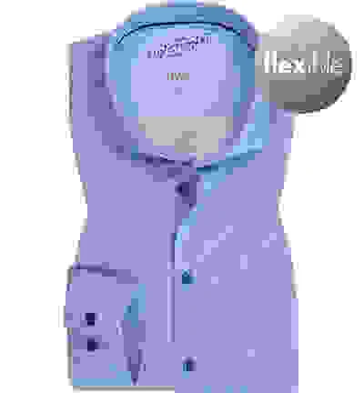 Pure Hemd, Funktionsmaterial, Mittelblau Gemustert 6 Pure Hemd, Funktionsmaterial, Mittelblau Gemustert – Bild 4