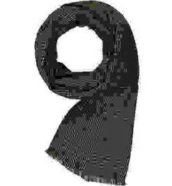 Codello Schal, Mikrofaser, Grau Gemustert -Maenner Mode Haus  379479 norm 1
