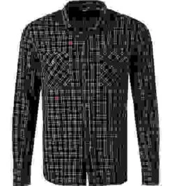 BOB Hemd, Baumwolle, Rot-beige Kariert -Maenner Mode Haus  379846 norm 1