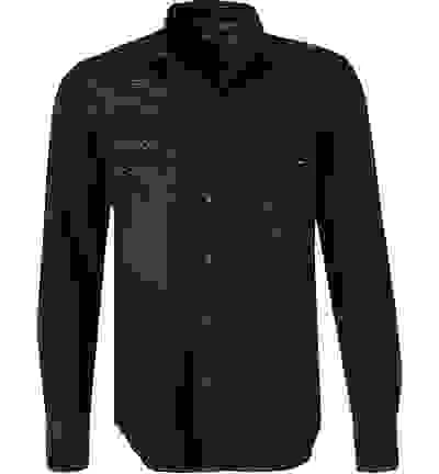 Gas Jeanshemd, Baumwolle-Leinen, Dunkelblau 7 Gas Jeanshemd, Baumwolle-Leinen, Dunkelblau – Bild 5