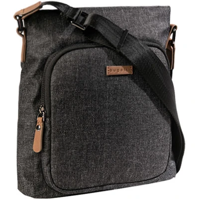 Bugatti Schultertasche, Mikrofaser, Grau Meliert 3 Bugatti Schultertasche, Mikrofaser, Grau Meliert
