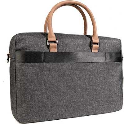 Bugatti Businesstasche, Mikrofaser, Grau Meliert 8 Bugatti Businesstasche, Mikrofaser, Grau Meliert – Bild 6